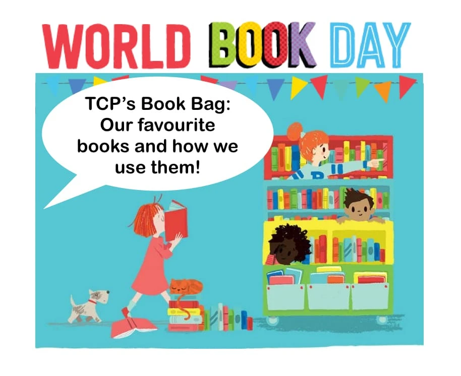 World Book Day celebration with children and favorite books
